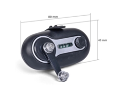Alarma electrónica para pesca de carpas MDUG con indicador de anzuelo audible y visual (Estilo B, Negro)