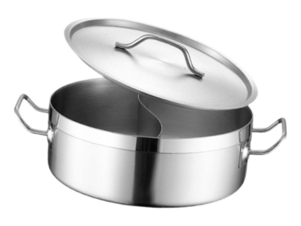 Olla caliente Slowmoose con divisor, olla para sopa de 18 cm de diámetro