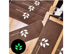 5 Piezas/paquete Alfombrilla Rectangular Luminosa Para Escaleras 55x22cm Antideslizante Autoadhesiva Segura