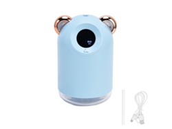 Mini humidificador recargable por USB, 2 modos, silencioso, humidificador de escritorio portátil con luz nocturna para automóvil, dormitorio, oficina.