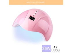 Kit De Manicura Con Lámpara Uv L-ed, Taladro De Uñas Y Herramientas Decorativas Pegatinas Extensión Moldes