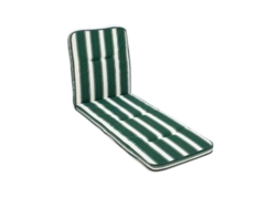 Cojin cama rayas verdes 180x54x3 cm