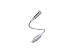 Force Power Adaptador reforzado de conector Lightning a conector de 3,5 mm Blanco