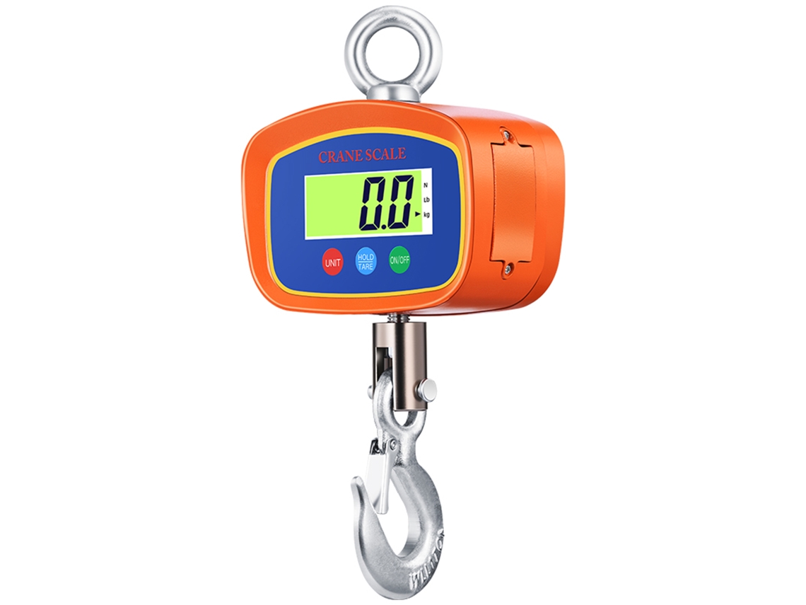 Balanza Digital Para Grúa De 1000 Kg, Balanza Industrial Colgante Con Pantalla Lcd Retroiluminada.
