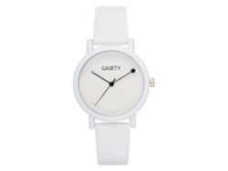 Reloj De Cuarzo De Moda Para Mujer Con Correa De Piel Sintética Para Estudiantes (rojo)