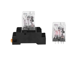 Relé Electromagnético Intermedio Pequeño Hh53p My3nj 24vdc 220vac 11 Pines