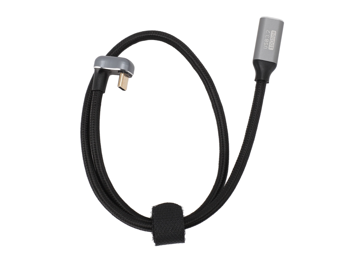 Cable De Extensión Usb-c A Usb3.2 Gen2 De 10 Gbps, 100 W Pd, 4k, 60 Hz, 50 Cm, Compatible Con Smartphones, Portátiles Y Realidad Virtual.