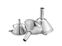 Juego De 3 Embudos Miniatura De Acero Inoxidable: Embudos De Cocina Para Llenar Botellas Pequeñas Y Frascos En Miniatura.