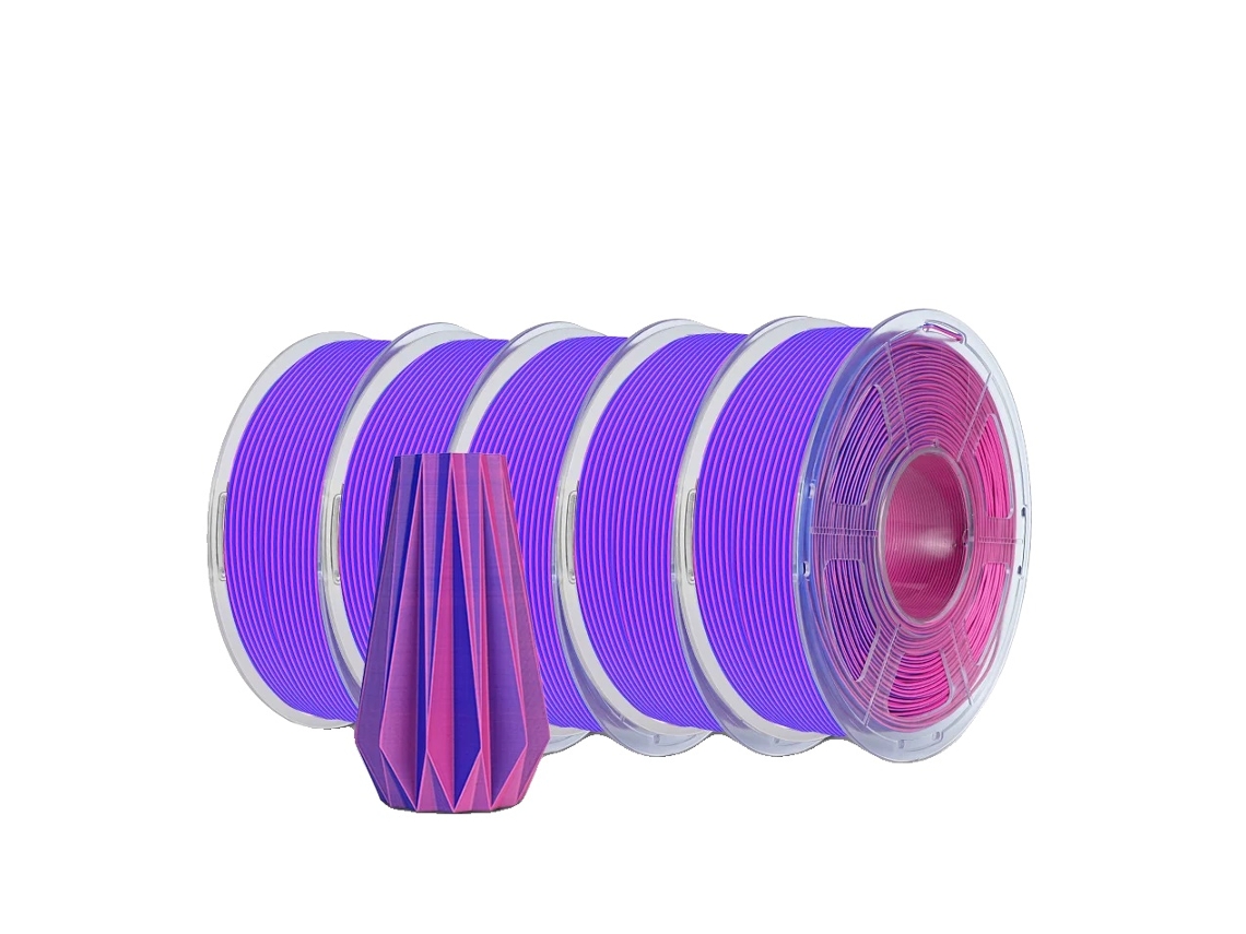 Filamento 3D, acabado mate, dos colores, Play Rd Bl 5 rollos OEM