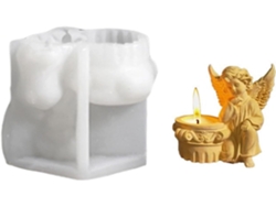 Preciosa Figurita Angelical, Accesorio De Moda De Silicona Resistente Y Portátil Para Niños.