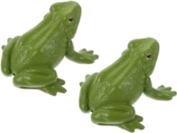 1 Set De Figuras De Ranas En Miniatura