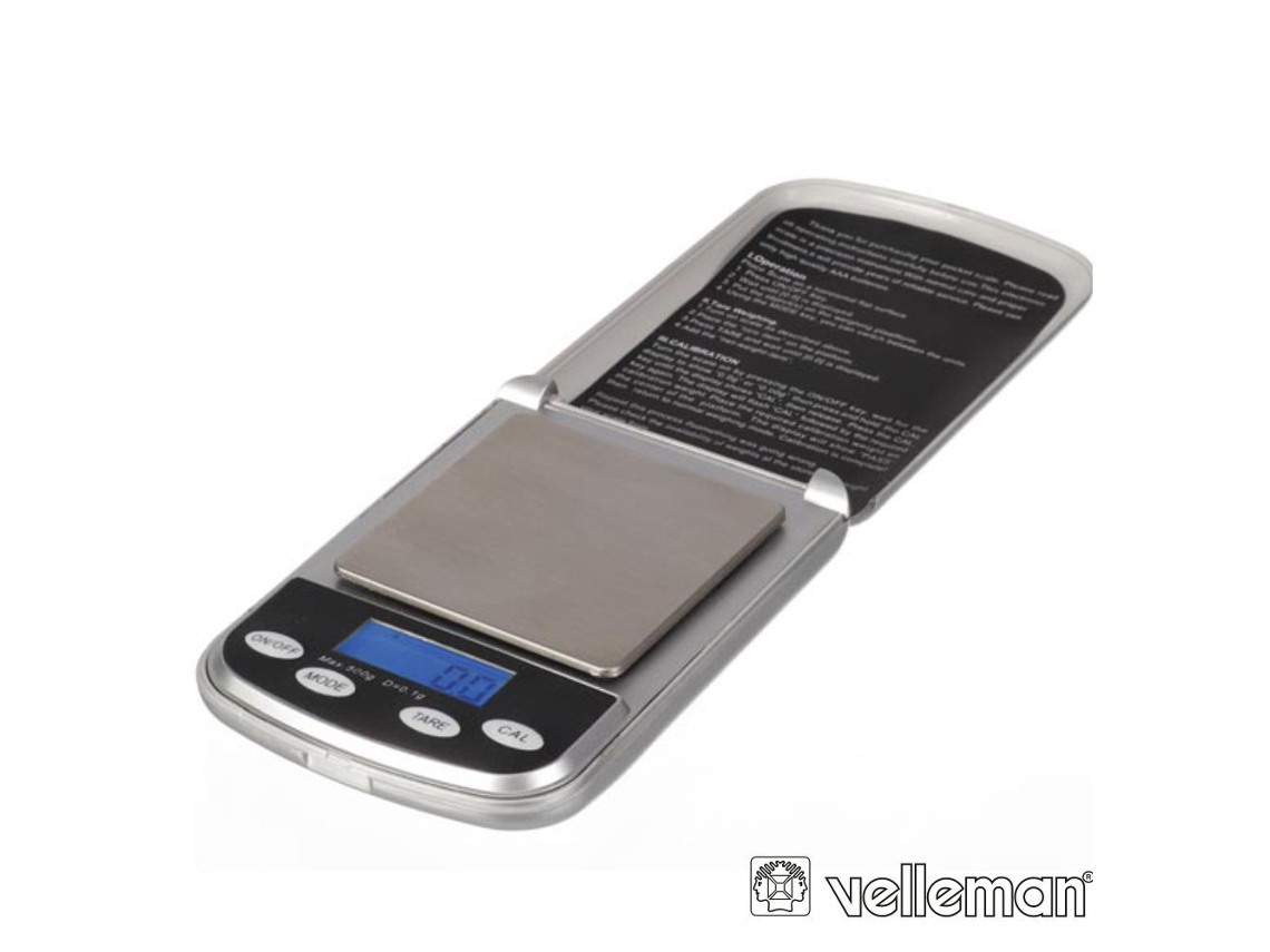 Balanza Digital De Precisión Gvelleman 500G/ 0,1