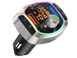 Transmisor FM Bluetooth Yizhood BC63 PD20W QC3.0 Blanco