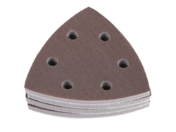 4 Hojas De Papel De Lija Triangular Esponjoso Con 6 Agujeros, Discos De Lijado Y Herramientas De Pulido (1800-2000)