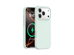 (verde Claro, Iphone 17 Air) Funda Magnética Para Iphone, De Silicona Líquida De Color Sólido, Protección De Una Sola Pieza.