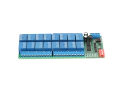 Módulo De Relés De 16 Canales Modbus Rtu Rs485 Control Serie Interruptor Plc De 12 V Cc