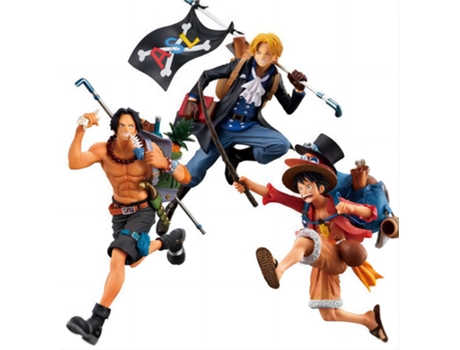 EZII Figura Anime one pease Saab Lufei Ace 21 3 IN 1 BROWN multicolor crianças presente brinquedo bonito