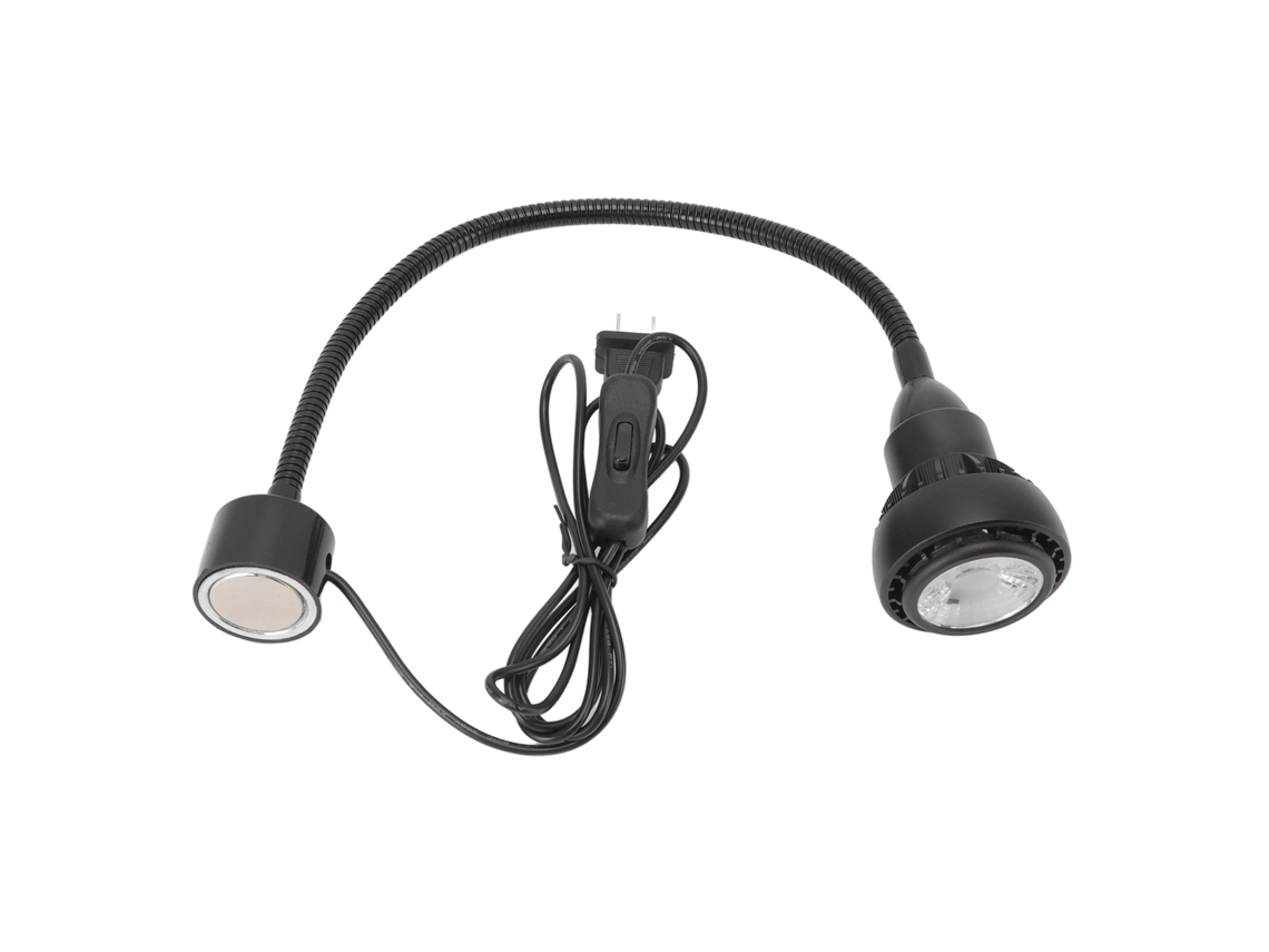 Lámpara De Trabajo Led De 9 W Con Base Magnética Y Collar Flexible Para Máquinas Herramienta.