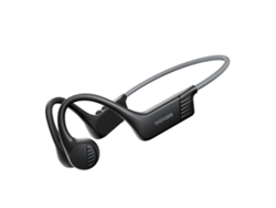 Auriculares de conducción ósea, resistentes al agua, Bluetooth 5.4, negro-gris