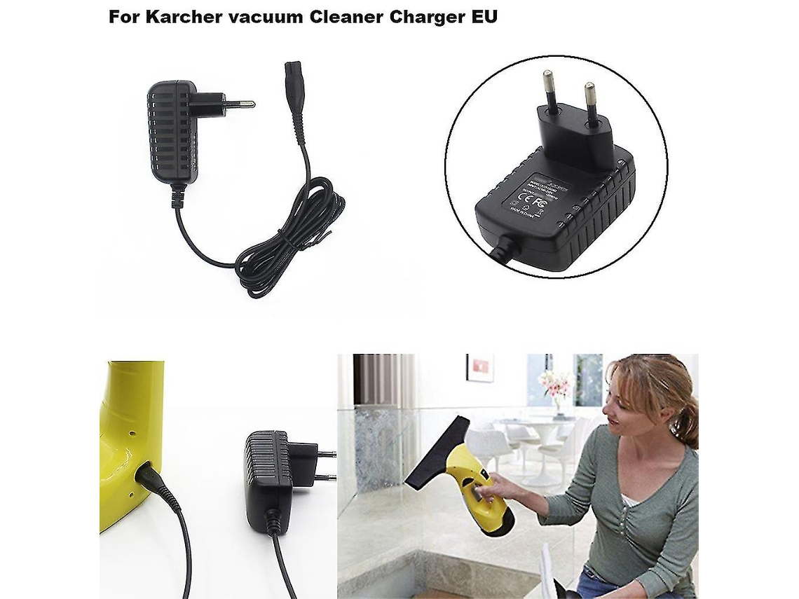 Para Karcher Wv50 Wv55 Wv60 Wv70 Wv75 Y Wv2 Wv5 Fönstervacuum Enchufe Batería Eu Jortmrd