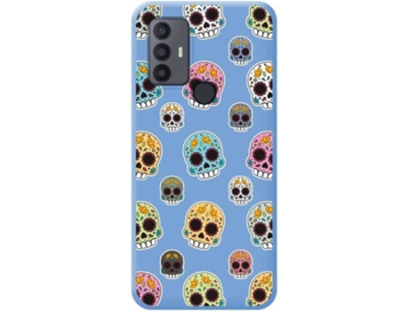 Carcasa para TCL 30 SE TUMUNDOSMARTPHONE Silicona Líquida Dibujos Azul