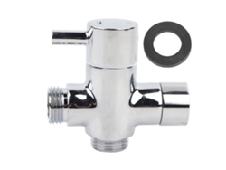Válvula desviadora de ducha con brazo divisor de 3 vías, accesorio de baño