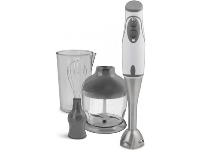 Batidora de Mano + Accesorios DIV EKM003E (450 W - Blanco y Gris)