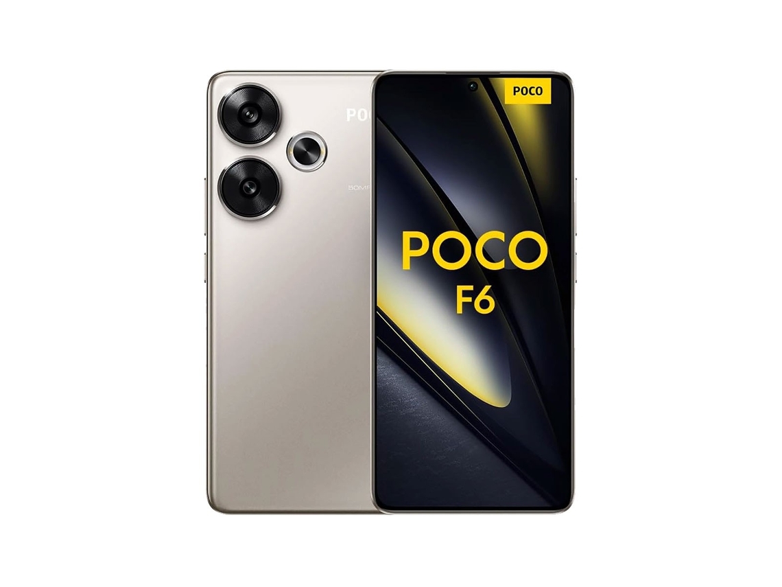 Smartphone POCO F6 (Dorado - 12 GB RAM - 6,67" - Enchufe EU - 512 GB)