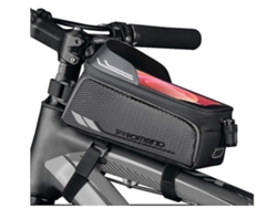 Bolsa para cuadro de bicicleta, soporte impermeable para teléfono, bolsa para teléfono con pantalla táctil, visera solar de YEMAESRE