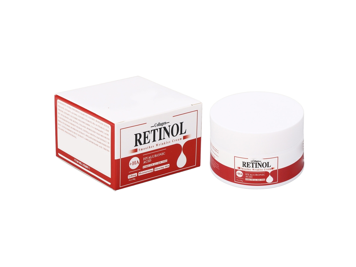Crema facial de colágeno para reducir las arrugas y reafirmar la piel