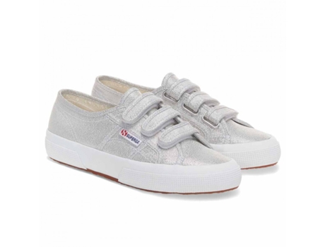Zapatillas de Mujer SUPERGA Straps Lame Gris (37)