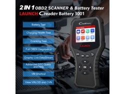 Comprobador de batería 2 en 1 Launch 431 CRB3001 OBD2, herramientas de diagnóstico y escáner, actualización gratuita para motor PK CR3001 BST360