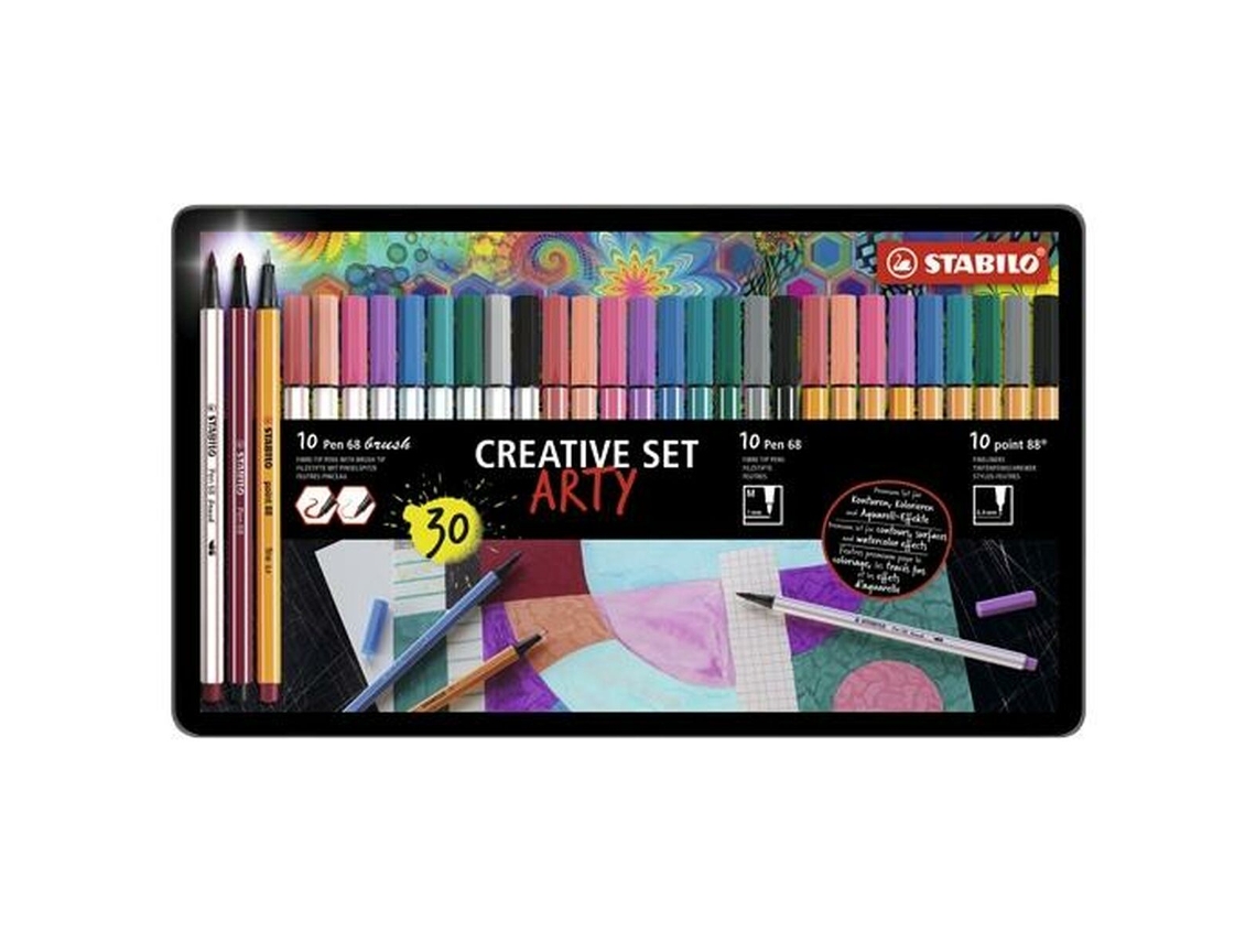 Set de Rotuladores STABILO Arty Multicolor 30 piezas
