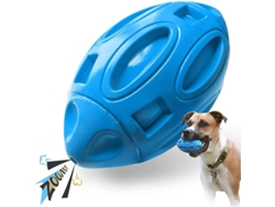 2026altiro-juguete Masticable Para Perros Agresivos: Pelota De Goma Con Sonido Chirriante, Resistente Y Duradera Para Razas Medianas Y Grandes.