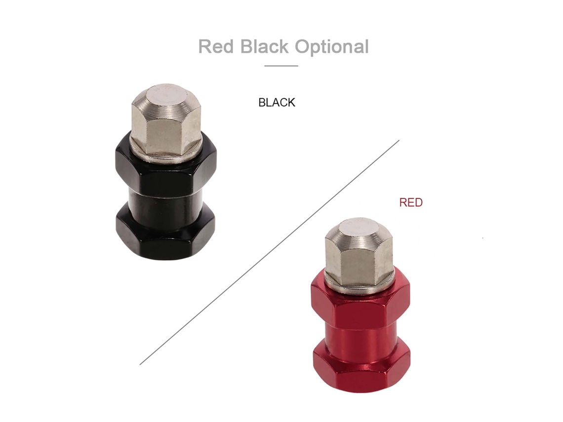 Adaptador de extensión de neumáticos Mali de 12 mm hexagonal y 15 mm para coches RC Crawler Monster Traxxas HSP HPI (4 unidades)