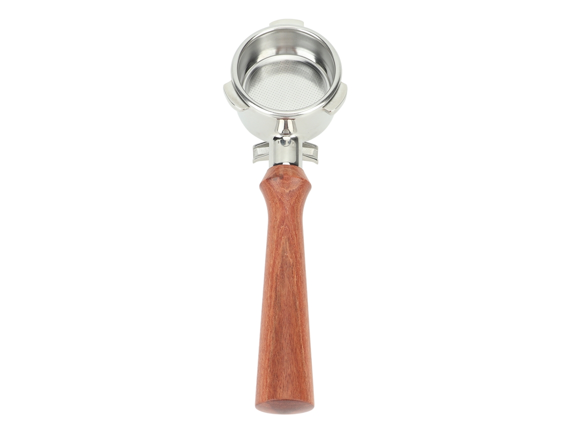 Soporte Para Filtro De Café De 54 Mm, Acero Inoxidable, Dos Orificios, Madera Maciza, Para Breville 870 880 Series 8