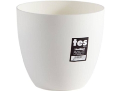 Maceta PLASTIKEN Tes Blanco (18 cm)