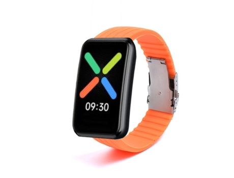 Correa Silicona Líquida para Oppo Watch Free Naranja