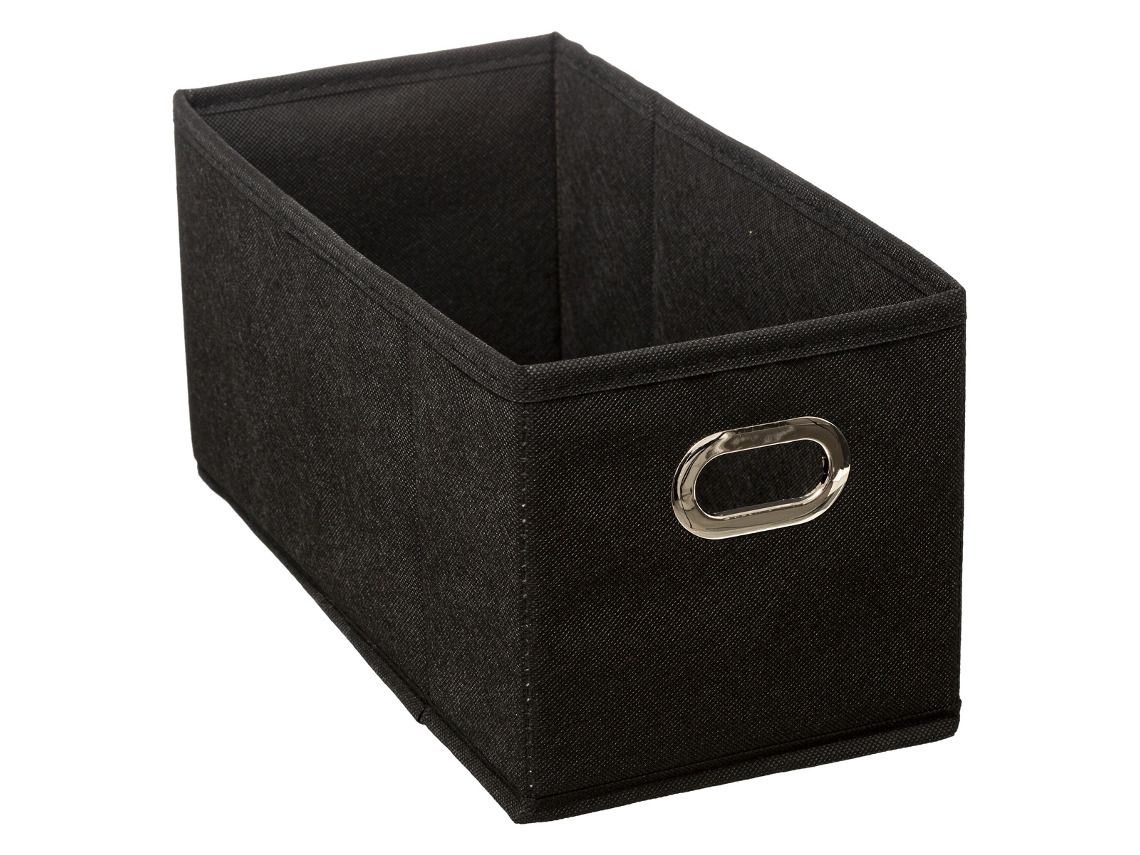 5five - cesta de tela mix n modul 15x31cm negra
