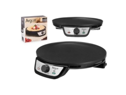 Crepera de acero negro de 1200 W Argão Maderterraneo