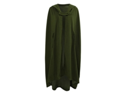 Capa De Invierno Informal Para Mujer, Con Capucha, Sin Mangas, Con Botones, Larga, Para Cosplay.