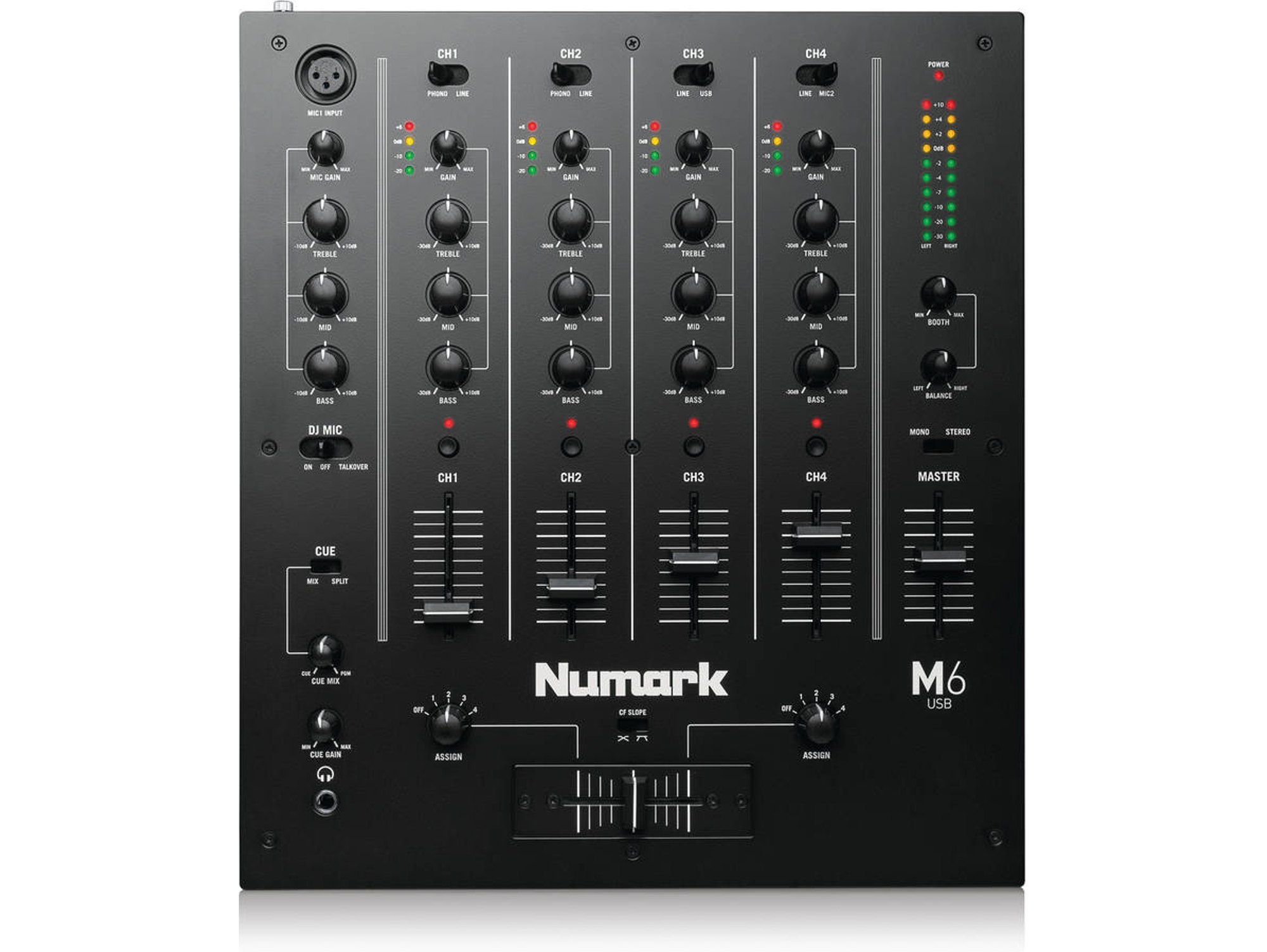Mesa de mezclas para DJ NUMARK M6Usb Negro