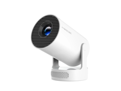 Proyector 4K, compatible con Wifi 6, sistema operativo Android, Hy300 Pro Nuevo - Blanco, enchufe europeo