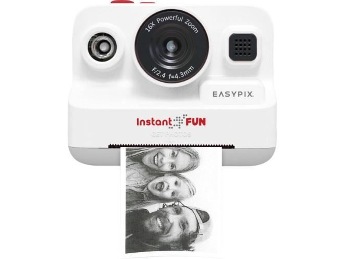 Cámara digital compacta Easypix Instantfun, fácil de usar, fotos instantáneas