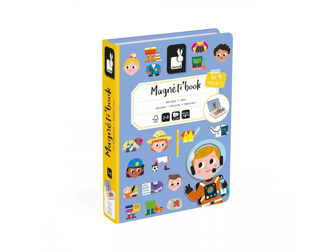 Juego Educativo JANOD Jobs Magneti'Book