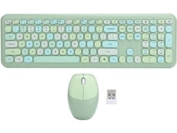 Combo De Teclado Y Ratón, Chip De Alto Rendimiento De 2,4 Ghz, Conexión Estable.