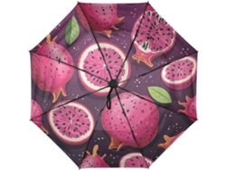 Paraguas De Viaje Estampado Vacaciones Con Fruta