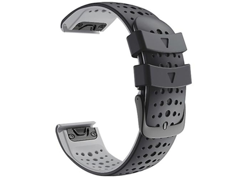 Correa Smartwatch Para Garmin Fenix 7 Negro Gris VENISYMLIS