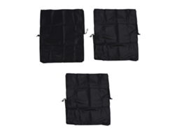 Kit de 3 cubiertas de repuesto City Pickers con cordón de 50 x 60 cm para jardineras, para replantar y mantillo de jardín.