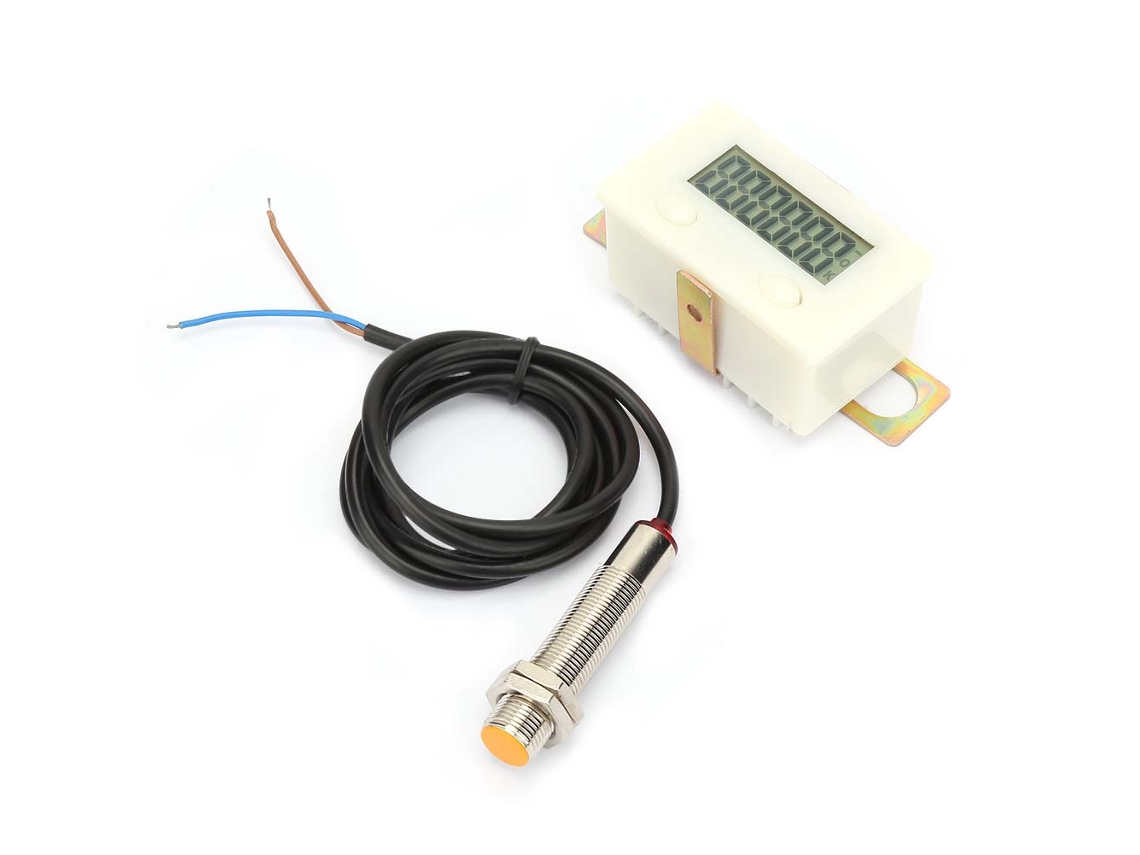 Contador De Golpes Digital Electrónico Lcd Con Inducción Magnética Y Interruptor De Proximidad De 6 Dígitos